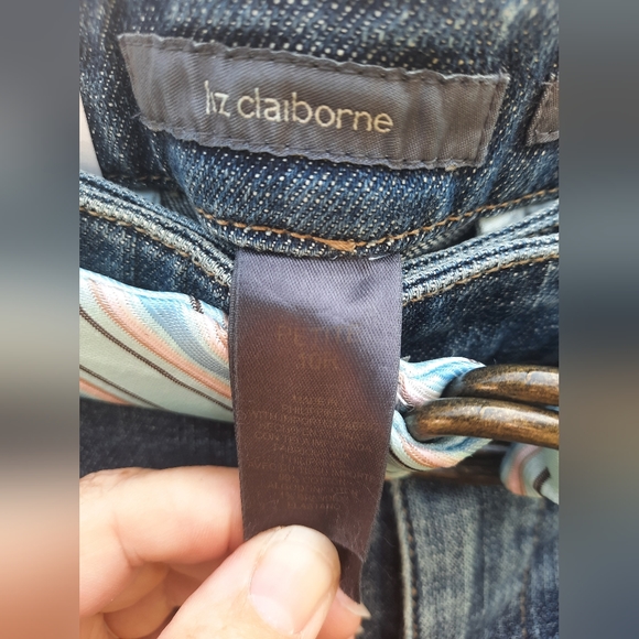 NWT Liz Claiborne Boot Cut Petite Jeans Size 10P - Picture 5 of 8